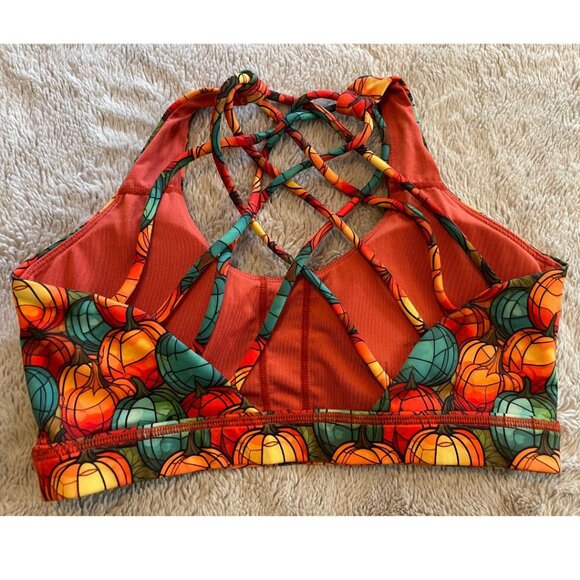 CVG "Gourd Vibes" Butterfly Back Sports Bra (S) - Picture 2 of 6